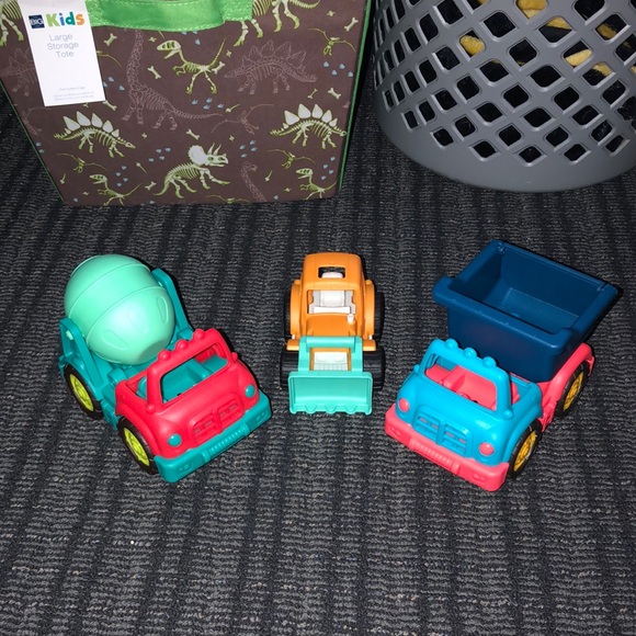 Red and Orange Toy Construction Vehicle Set - Picture 1 of 5